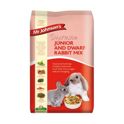 Mr Johnson's Supreme Junior & Dwarf Rabbit Mix 15Kg from B&Q
