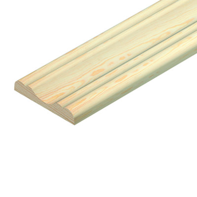 Cheshire Mouldings 45X8 Decorative Pine Cover Mould Wood Panel Strips 1M X 4Total 4 Metres Tm561 from B&Q
