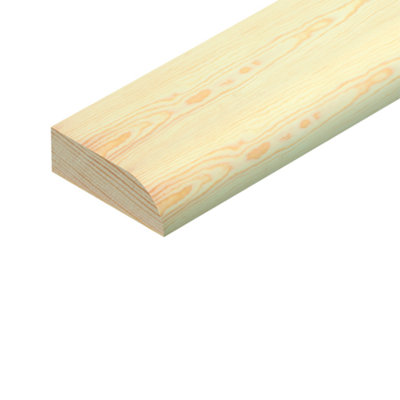 Cheshire Mouldings 44X15 Pencil Round Architrave Pine Moulding 1M X 4Total 4 Metres Tm908 from B&Q