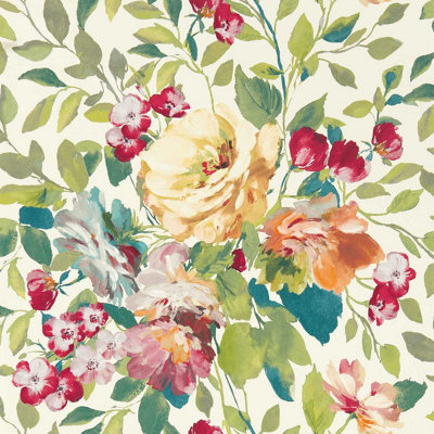 Clarke & Clarke  W0139/04 Bloom Multi Wp from B&Q