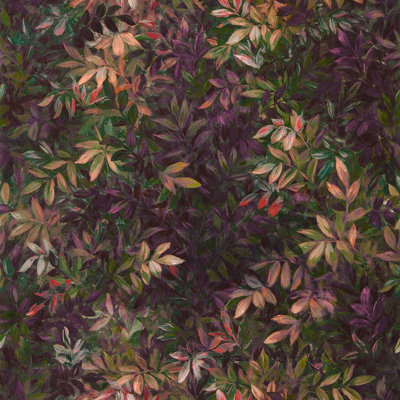 Clarke & Clarke  W0140/01 Congo Amethyst/emerald Wp from B&Q