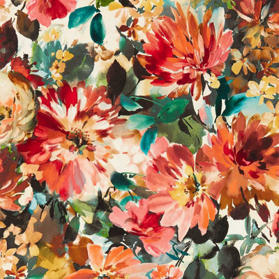 Clarke & Clarke  W0145/04 Tahiti Rouge Wp from B&Q