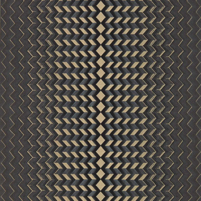 Clarke & Clarke  W0150/02 Fragment Charcoal/gold Wp from B&Q