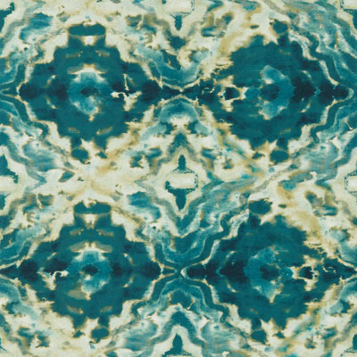 Clarke & Clarke  W0147/04 Aqueous Teal Wp from B&Q