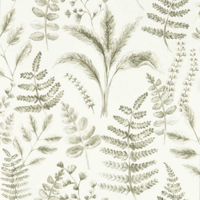 Clarke & Clarke  W0156/03 Bracken Natural Wp from B&Q