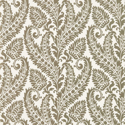 Clarke & Clarke  W0161/02 Regale Gilver/ivory Wp from B&Q
