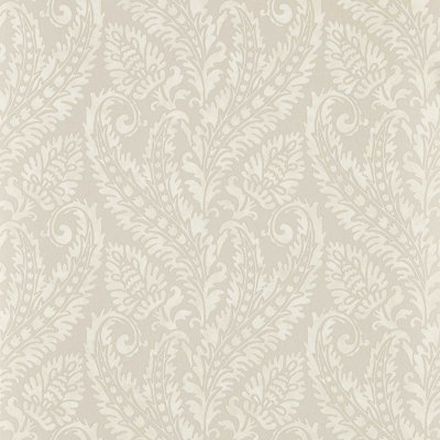 Clarke & Clarke  W0161/03 Regale Ivory/mocha Wp from B&Q