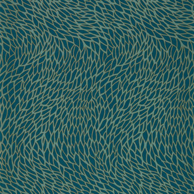 Clarke & Clarke  W0166/03 Corallino Teal Wp from B&Q