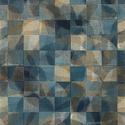 Clarke & Clarke  W0182/02 Impatto Midnight Wp from B&Q