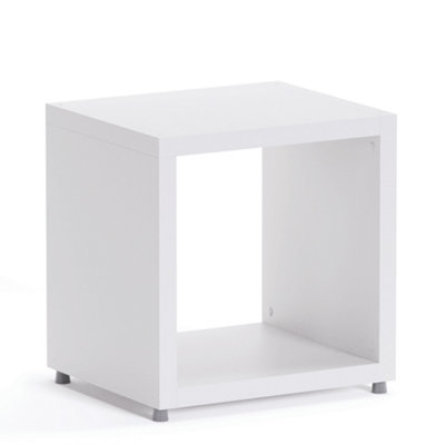 B&Q -  Boon Cube Shelving Unit Eco-Friendly Bookcase Freestanding Heavy Duty WhiteMade In Austria (H)400mm (W)380mm (D)330mm
