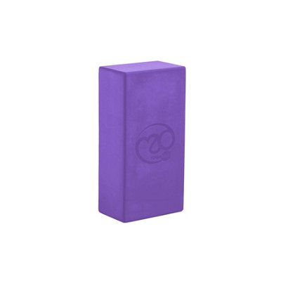 Hi-density Yoga Brick 22 x 11 x 7cm Purple EVA Foam - Image 7