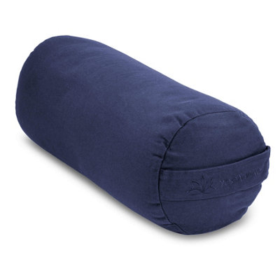 Fitness Mad Buckwheat Yoga Bolster 61Cm X 23Cm100% Cotton CoverAdjustable Buckwheat Filling from B&Q