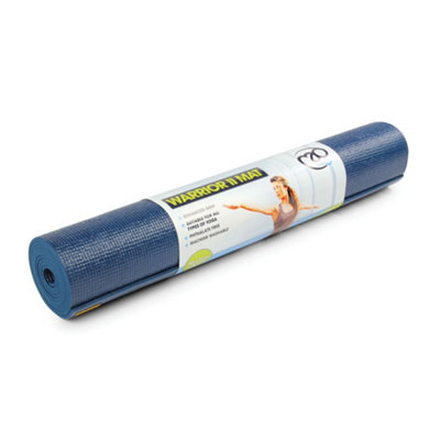 Fitness-Mad Unisex Blue Yoga Mats Yoga-Mad Warrior Ii - Image 5