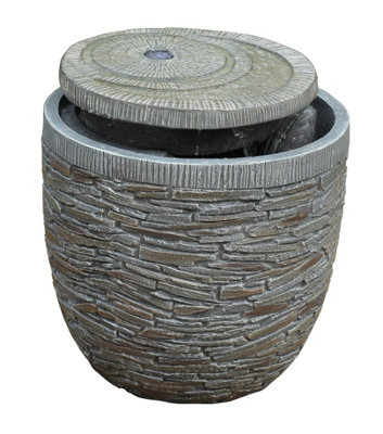 B&Q -  Skelwith Garden Water FountainMains Powered