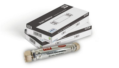 H&v Inline Electrolytic Scale Reducer Inhibitor 15mm Compression Calmag Wras from B&Q