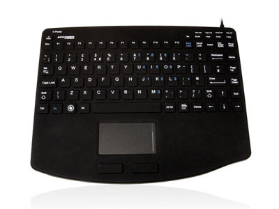 Accuratus Easy-Clean Accumed 540 V2Usb Mini Sealed Ip67 Antibacterial Clinical/medical Keyboard/large Touchpad/vesa Mounting from B&Q