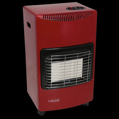 Quest Large Gas Cabinet Heater (Fire ) Red - Image 6