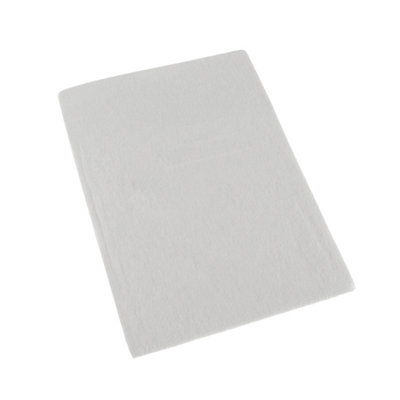 Homescapes 100% Brushed Cotton Cot Flat Sheet Single Pack, 100 X 150 Cm White