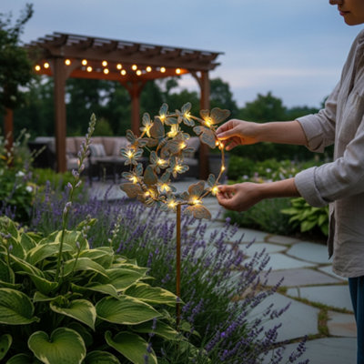Butteryfly Fairy Solar Light On Stake from B&Q