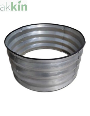 Round Galvanised Raised Veg/herb Bed Frame from B&Q