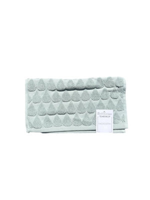 Teardrop Cotton 600Gsm Heavyweight Face Cloth Pair Jadeite Green. from B&Q