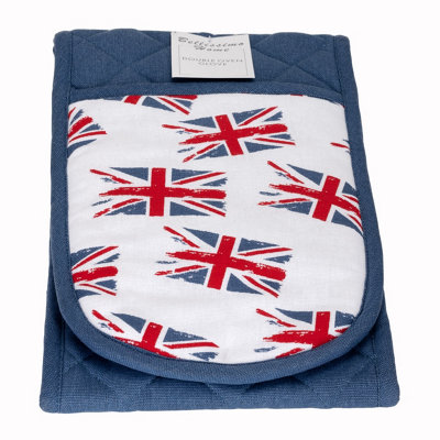  - Union Jack Coronation 100% Cotton Double Oven Glove