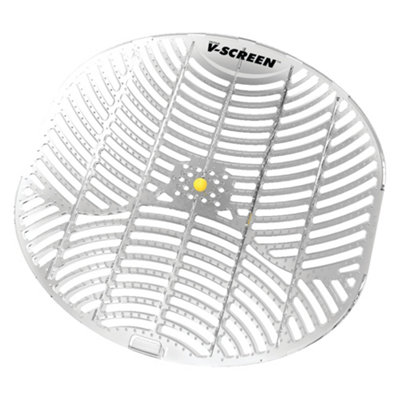 Vectair SystemsV-ScreenUrinal SieveConcentrated Scented Urinal InsertCitris Mango YellowPack Of 12