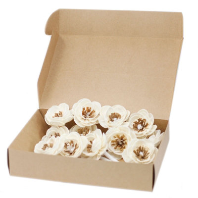 Serenityy Natural Diffuser PoppyHandmade Sola WoodWhite from B&Q