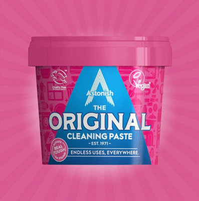 Astonish Cleaning Paste Kitchen Bathroom Stain Remover Oven Surface Cleaner 500G from B&Q