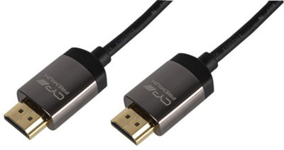 B&Q - CypPremium High Speed 4K Uhd Hdmi Lead With Ethernet1M Black