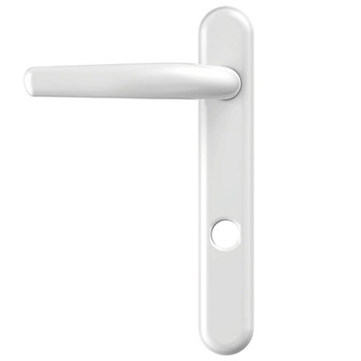UAP Limited Uap High Security Signature Door Handle Pair 219mm Short Backplate White from B&Q