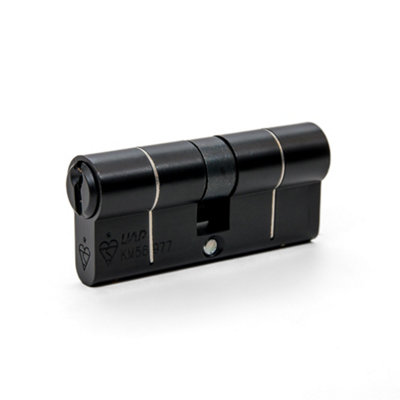 UAP Limited Uap Double Euro Cylinder Lock1 Star Kitemarked Door Barrel Lock3 KeysSuitable For All Door Types30/35 (65mm)Black from B&Q