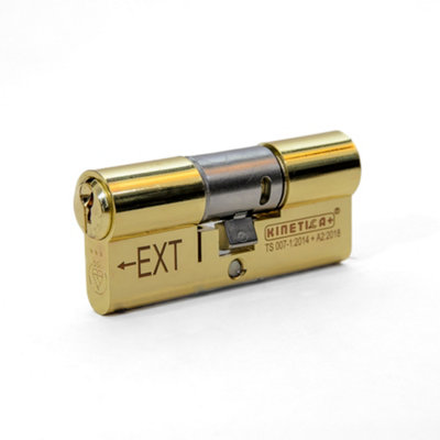 UAP Limited Uap 3-Star High-Security Cylinder100mm (50Ex/50)Polished BrassRobust Locking System from B&Q
