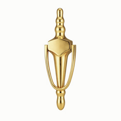 UAP Limited Uap Slimline Victorian Urn Stainless Steel 8" Door Knocker With Hidden Fixings In Pvd Gold Finish from B&Q