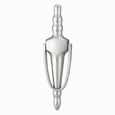 UAP Limited Uap Slimline Victorian Urn Stainless Steel 8" Door Knocker With Hidden Fixings In Satin Silver Finish from B&Q