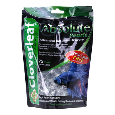 Cloverleaf Absolute Pearls  75 Colorful Aquarium Balls For Aquatic Decor from B&Q