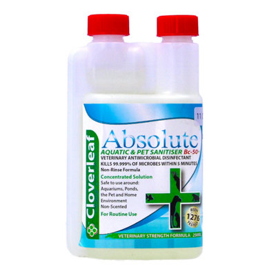 Cloverleaf Absolute Aquatic Pet Sanitiser 1000Ml from B&Q