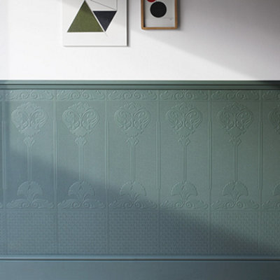 B&Q -  Dado Panel Baroque Rd06671 Paintable Wallpaper