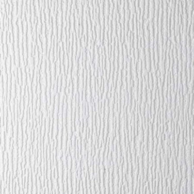 Retford Anaglypta Sherwood White Paintable Stripe Wallpaper Vinyl Embossed Textured from B&Q