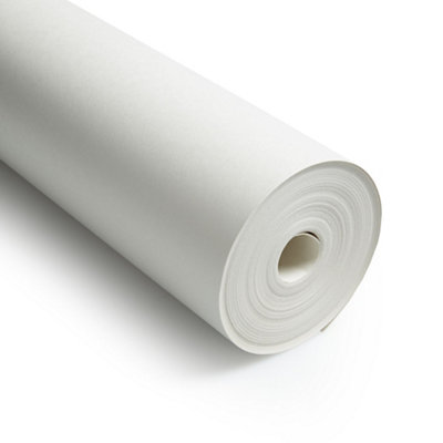 Erfurt Smooth 1400 Grade Lining Paper, (L)20M X (W)53Cm White