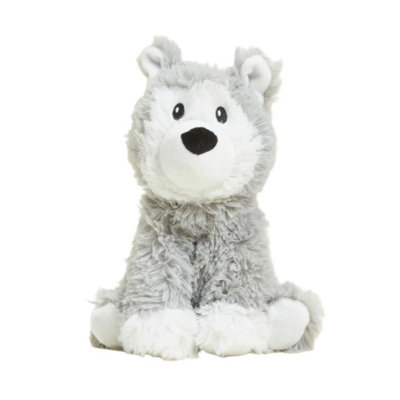Warmies Microwavable Soft Toy Large Husky Heat Or Cool Lavender Wheat Bag - Image 6