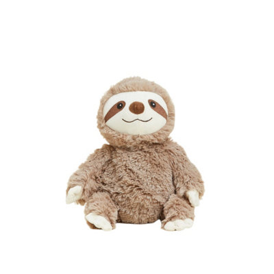 Warmies Cozy Plush Brown Sloth Microwave Heatable Toy - Image 7