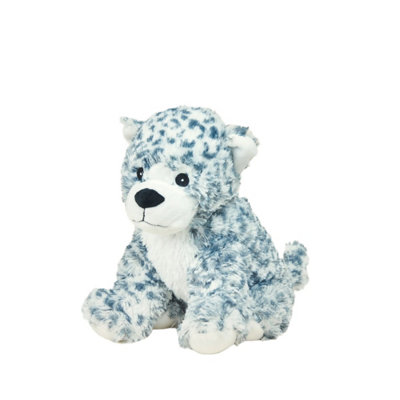Microwavable Heatable Soft Toy Hot Cold Heat Pack Lavender  13"" Snow Leopard - Image 6