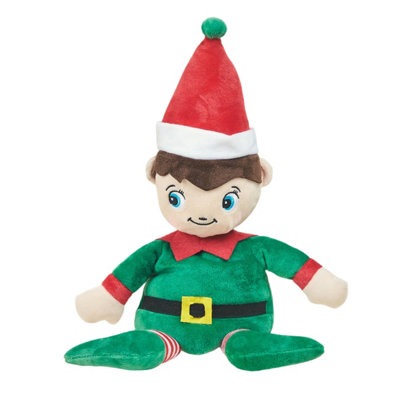 Warmies Plush Mr Elf Microwavable Weighted TeddyLavender ScentedHot Or Cold For Relaxation & Relief from B&Q