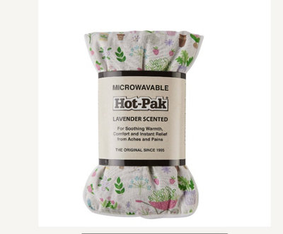 Hot-Pak Microwavable Wheat Filled Heat Pack With Lavender Scent Garden from B&Q