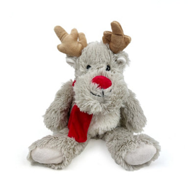Warmies Junior Plush Reindeer Microwavable Weighted TeddyLavender ScentedHot Or Cold For Relaxation & Relief from B&Q