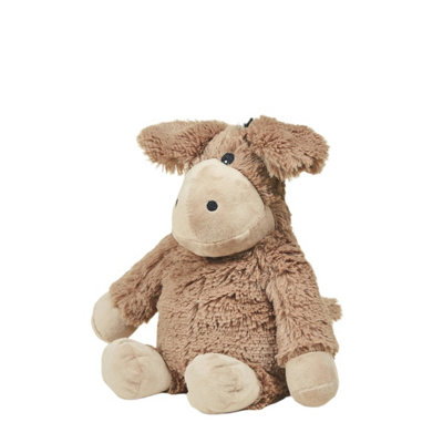 Warmies Plush Donkey Microwavable Weighted TeddyLavender ScentedHot Or Cold For Relaxation & Relief from B&Q