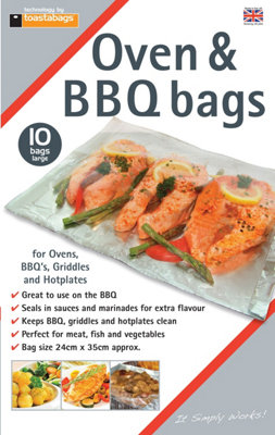 Netagon Toastabags Oven & Bbq Large Liner Cooking Bags from B&Q