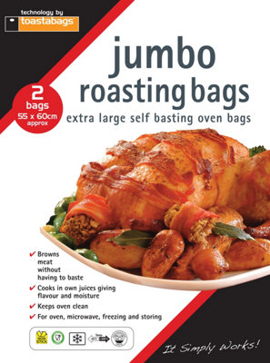 Netagon Toastabags Extra Large Oven Cooking Roasting Bags Liner from B&Q