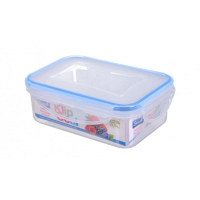  - Food Storage Container 500Ml Plastic Leakproof Clip Lock Lid Bpa Free Reusable